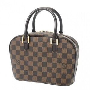 Louis Vuitton Saria Handbag Damier Canvas Brown